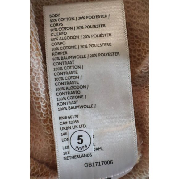 We The Free x FP OB1717006 Women's Sz L Classic Striped Crewneck Sweatshirt - Picture 4 of 6